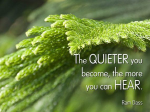 The Quieter You Become Ram Dass Inspirational by EyesWideOpenArt, $22 ...