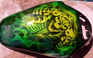 Candy Apple Green Harley