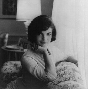 ... White House photograph of first lady Jacqueline Kennedy, in 1961