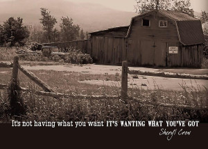 The Barn Quote Photograph