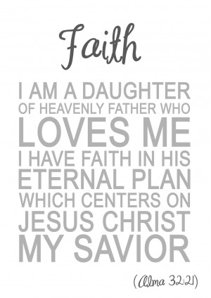 Young Women Personal Progress Prints.