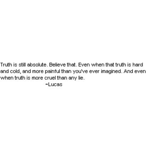 Lucas Quote - One Tree Hill Quotes Photo (2729866) - Fanpop