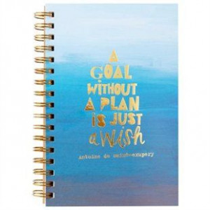 Spiral Quote Journal – A Goal Without by ecojot | Classic Journals ...
