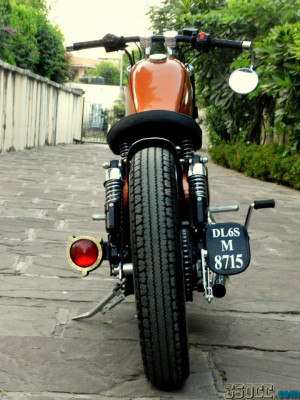 Ball Rajputana Custom Motorcycle Bobber Using Royal Enfield India