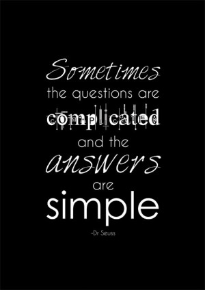 Image of Printable Quote (A4 or A3) 'Complicated'