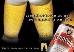 ... beer glasses that look like a woman's legs. The best vintage beer ads