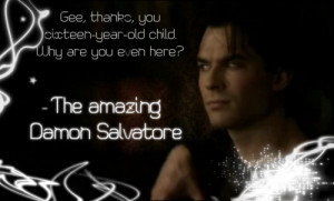 Awesome Damon Salvatore quote by ~glomdi on deviantART