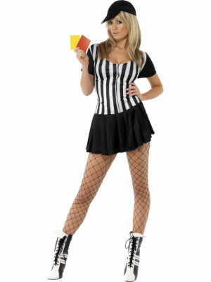 Ladies Sports Referee Fancy Dress Costume