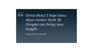 ... Gimple would replace the departing Glen Mazzara in running the series