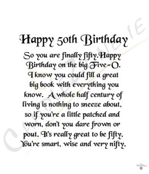 birthday quotes for a friend turning 50