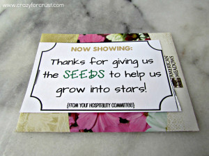 bag of seeds (I got mine super cheap here ) with a label that says ...