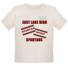 East Lake High Spartans Organic Toddler T-Shirt for