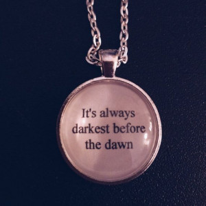 shake it out lyric quote necklace by SuperFantasticJulie on Etsy, $16 ...