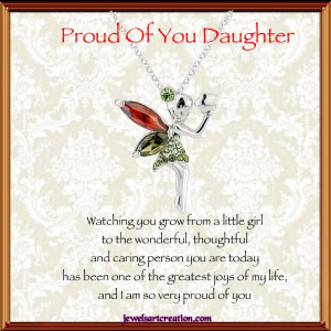 Proud of you Daughter