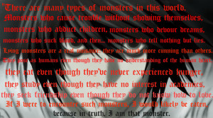 Psychological Anime/Manga L Lawliet ~ Monster Quote