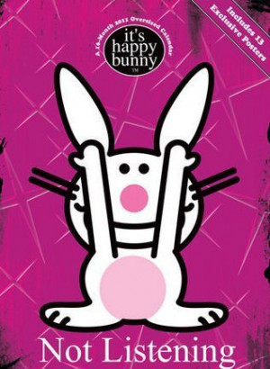 2015 it s happy bunny poster calendar the happy bunny who dislikes ...