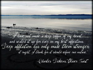 from oliver twist by charles dickens i have not made a deep coffin of ...