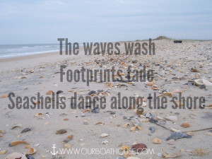 Coastal quotes, waves wash