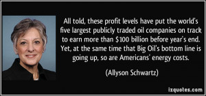 levels have put the world's five largest publicly traded oil companies ...
