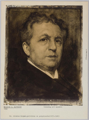 Portret van Dr Abraham Kuyper 1837 1920