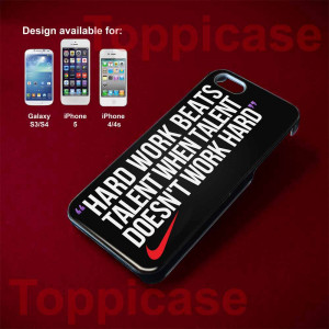 Iphone 5 Cases Quotes Nike hard work quote iphone
