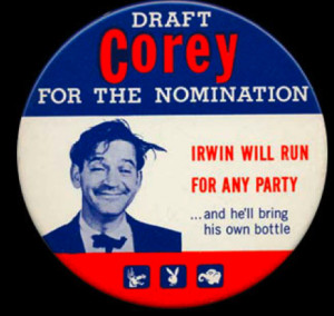 Irwin Corey, known as Professor Irwin Corey