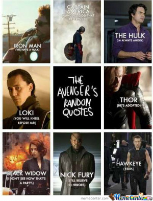 Avengers Quotes