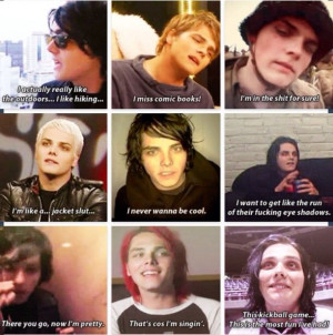 Gerard Way | quotes I like the 'I never wanna be cool.