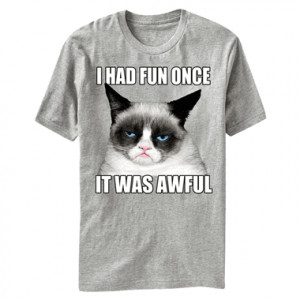 had fun once. It was awful with the Mug Shot of Grumpy Cat