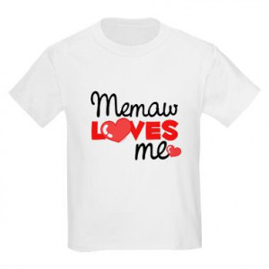 memaw love me red kids t shirt for 19 50