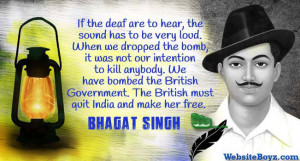 ... Motivational Quotes By Shaheed Bhagat Singh In Hindi, English