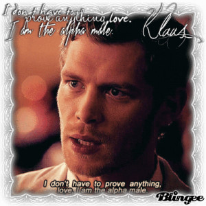 Vampire Diaries Klaus Quotes Tumblr ~ Klaus white quote from the ...