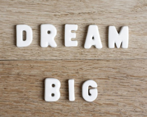 Inspirational quote Dream Big Typography photography print , Fine art ...