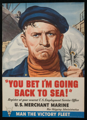 Poster, You Bet I'm Going Back to Sea [1942]