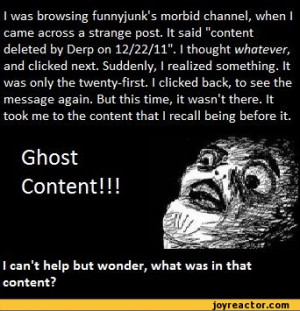 was browsing funnyjunk's morbid channel, when I came across a ...