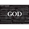 God Quotes Poster Poster Print, 36x24