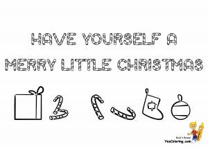 Coloring Pages Of Quotes Christmas color sheet of