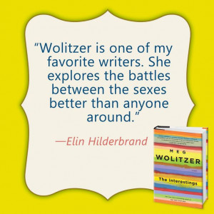 ... Meg Wolitzer is the book she'll be reading in Nantucket this summer