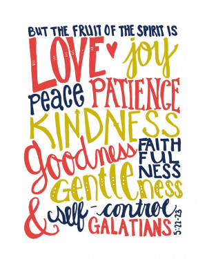 fruit of the spirit printable