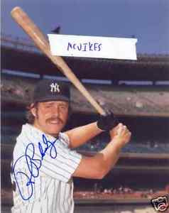 Ron Blomberg New York Yankees Autographed Signed 8x10 Photo COA 3