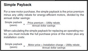 When is an energy-efficient motor cost effective?
