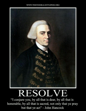 John Hancock- great quote