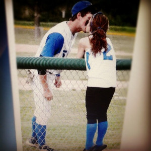 OMGOSHHHHH :,) #baseball #softball #Couple #THISISTHECUTEST ! (Taken ...