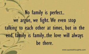 Family Quotes – No Family is Perfect