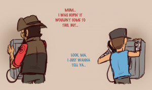 ... comic Nutty's Fanart call Sniper team fortress 2 tf2 scout sniperscout