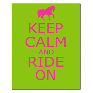 Keep Calm and Ride On - 8x10 Quote Print with Horse Silhouette ...