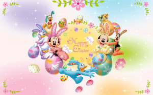 Hapy Easter Mickey Mouse And Friends 1920×1200 Wallpaper