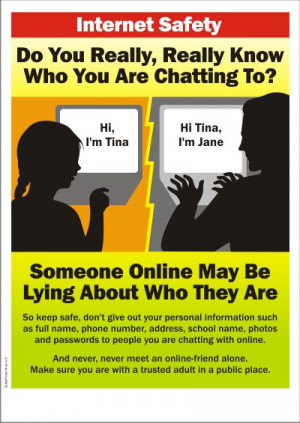 Internet Safety Slogans Internet Safety Chatting