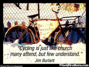 Cycling is just like church – many attend, but few understand ...