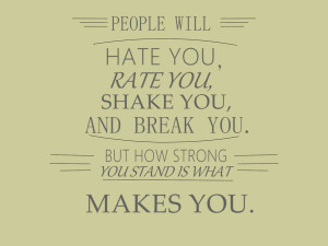 People Will Hate You Rate